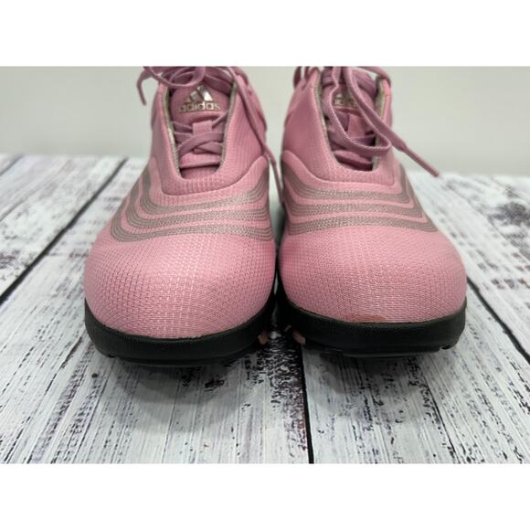 Adidas Z-Traxion Women's Pink Soft Spikes Golf Lace Up Sneaker Shoe US Size 7 - Picture 8 of 14